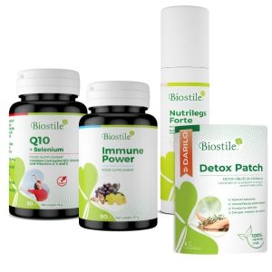 Immune Power + Q10+Selenium + Nutrilegs Forte + Detox Patch (regalo)