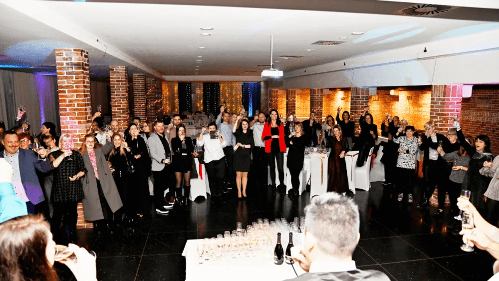 Il team Biostile alla festa di fine anno 2024