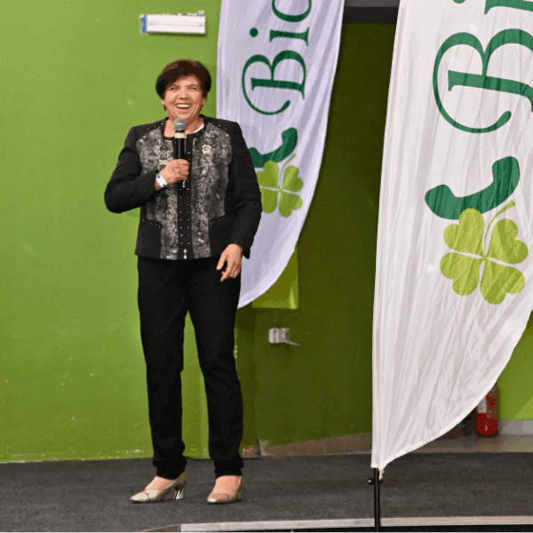 Herta Kosmina al campo Biostile 2025