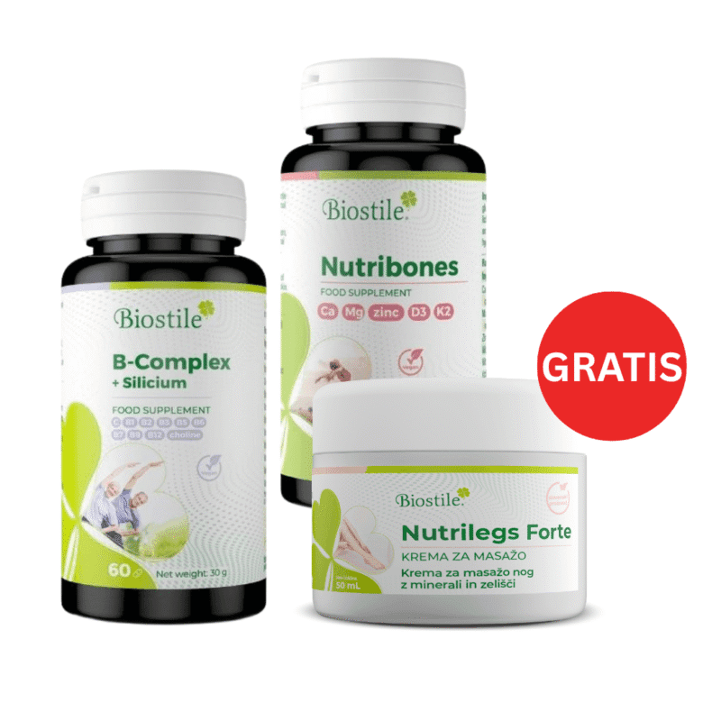 Nutribones + B-Complex + Silicium + Nutrilegs Forte (REGALO)