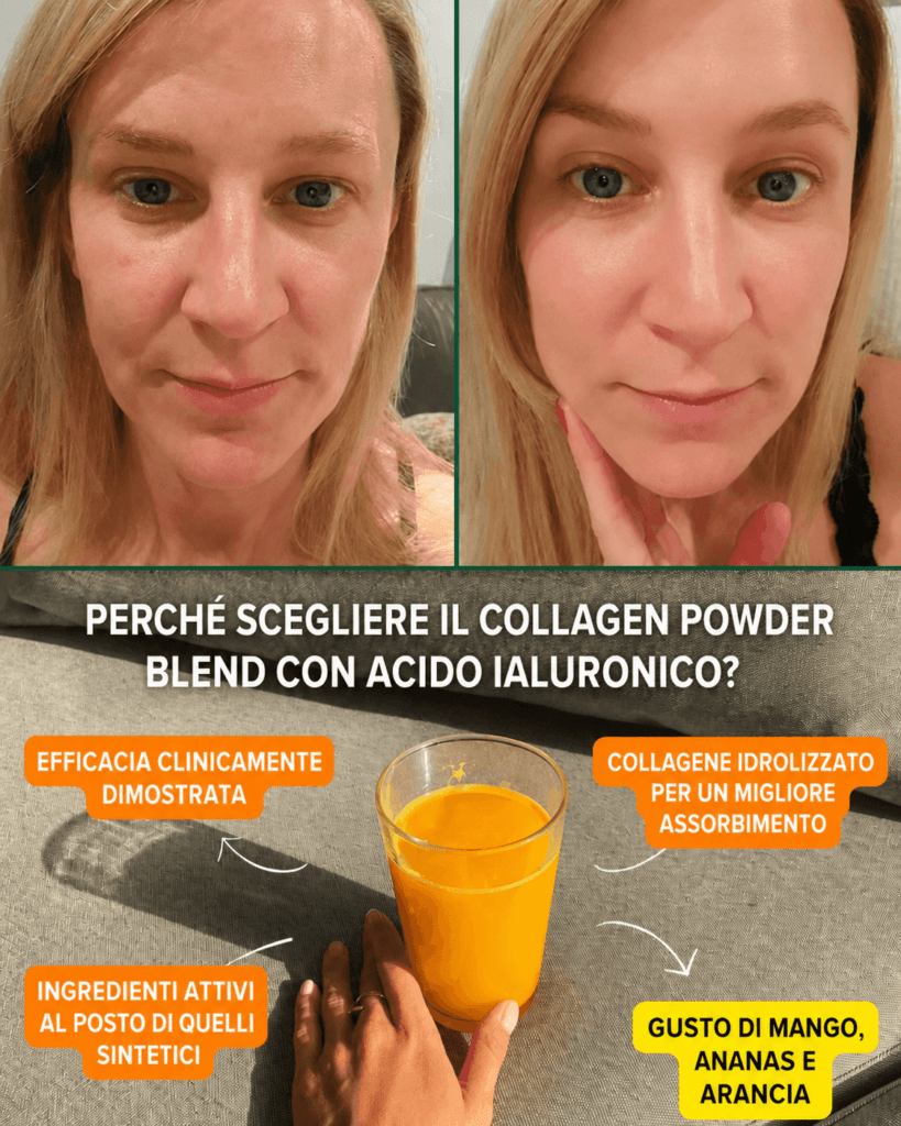 Collagen Powder + Hyaluronic acid (Fragola)